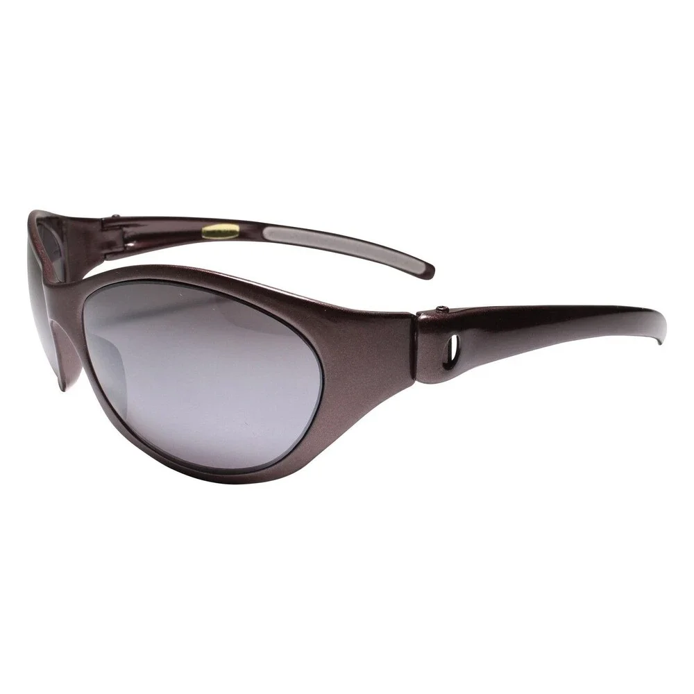 Brown Wrap Around Lightweight Sunglasses for Outdoor Sports All-Day Wear